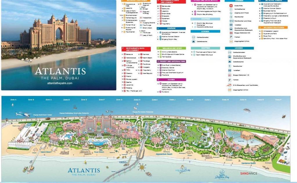 Karte Atlantis Dubai
